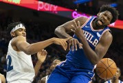  恩比德统治攻防两端76人轻取魔术豪取四连胜