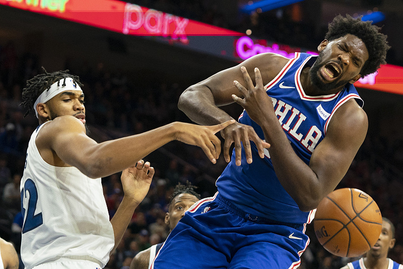  恩比德统治攻防两端76人轻取魔术豪取四连胜